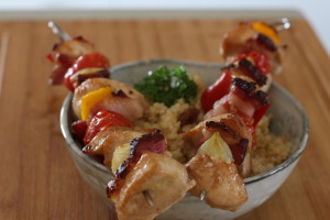 Grilované kuracie špízy