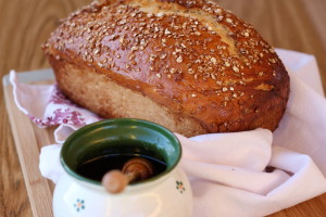 Zdravý medový chlebík