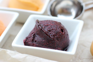 Čučoriedkový sorbet