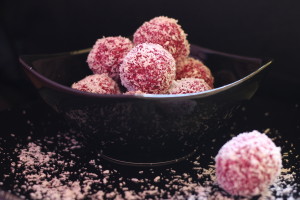 Raw cviklové guličky