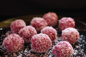 Raw cviklové guličky