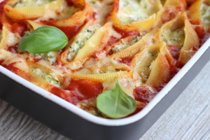 Brokolicou plnené mušle