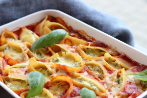 Brokolicou plnené mušle