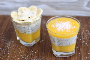 Mango chia puding
