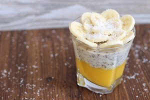 Mango chia puding