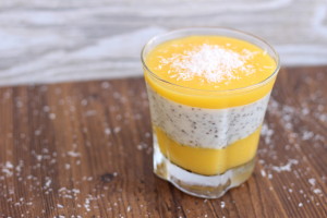Mango chia puding