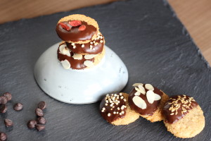 Mandľové koko keksíky