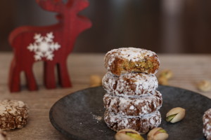 Talianske pistáciové keksíky