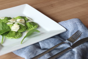 Špenátové ravioli s ricottou