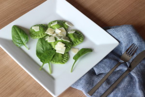 Špenátové ravioli s ricottou