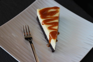 Brownie Cheesecake so slaným karamelom