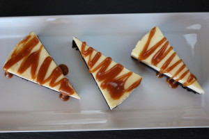 Brownie Cheesecake so slaným karamelom